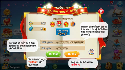 Hướng dẫn đăng ký cuộc thi Chinh phục vũ môn 2017