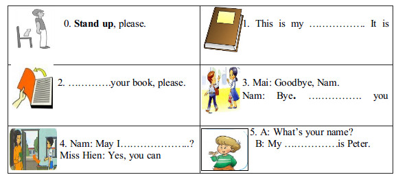 Đề kiểm tra hết kì 1 môn tiếng Anh 3