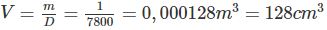 Giải bài tập SBT Vật lý lớp 6 bài 11: Khối lượng riêng - Trọng lượng riêng