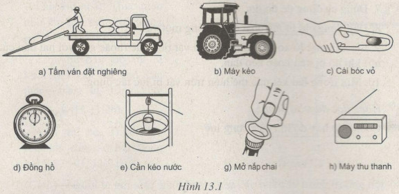 Giải bài tập SBT Vật lý lớp 6 bài 13: Máy cơ đơn giản