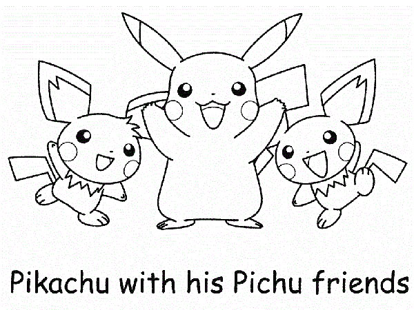 Tô màu Pikachu