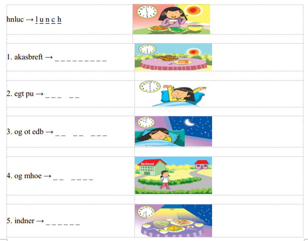 Bài tập tiếng Anh lớp 4 Unit 11 mới