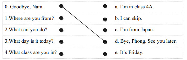 Đề thi học kì 1 môn tiếng Anh 4