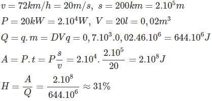 Giải bài tập SBT Vật lý lớp 8 bài 28: Động cơ nhiệt