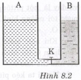 Giải bài tập SBT Vật lý lớp 8 bài 8: Áp suất chất lỏng - Bình thông nhau
