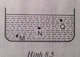 Giải bài tập SBT Vật lý lớp 8 bài 8: Áp suất chất lỏng - Bình thông nhau