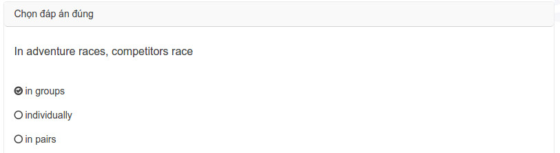 Đề thi vòng 1 English Champion 2018