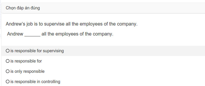 Đề thi vòng 1 English Champion 2018