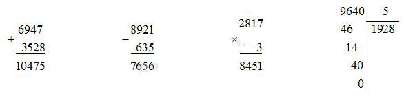 Giải vở bài tập Toán 3