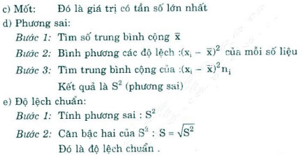 Đại số lớp 10 Ôn tập chương 5