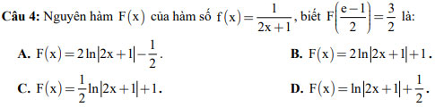 Chi tiết Đề thi thử THPT quốc gia môn Toán