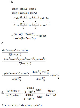 Giải bài tập Đại số lớp 10 Ôn tập cuối năm