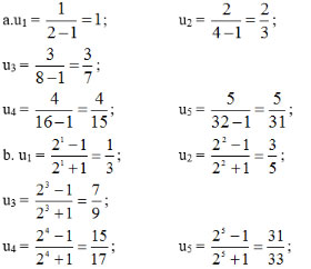 Giải bài tập Toán 11 Giải tích: Dãy số