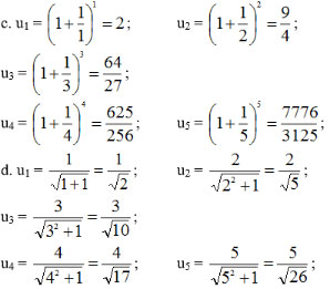 Giải bài tập Toán 11 Giải tích: Dãy số