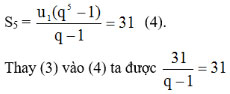 Giải bài tập Toán 11 Cấp số nhân