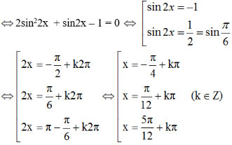 Hàm số lượng giác và phương trình lượng giác