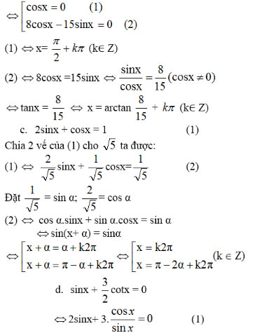 Hàm số lượng giác và phương trình lượng giác