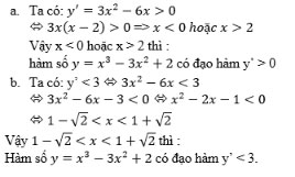 Giải bài tập Toán 11 Quy tắc tính đạo hàm