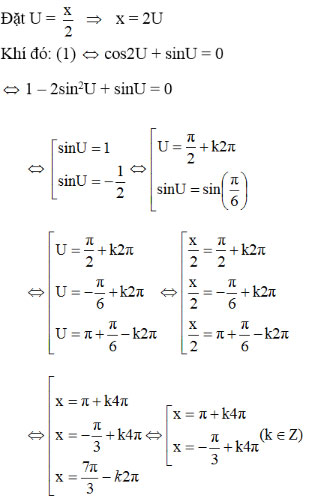 Đạo hàm của hàm số lượng giác
