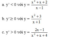 Đạo hàm của hàm số lượng giác
