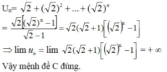Giải bài tập Toán 11 ôn tập chương 4