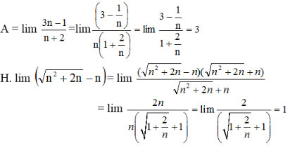 Giải bài tập Toán 11 ôn tập chương 4