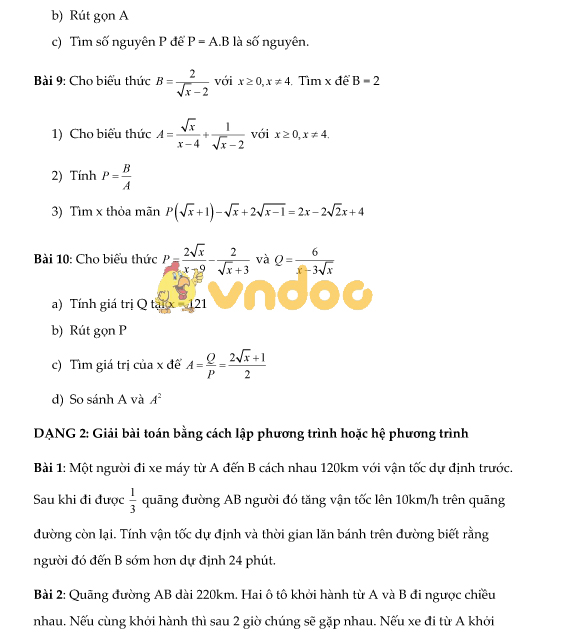 Đề cương ôn tập học kì 2 lớp 9 môn Toán trường THCS Ngô Sĩ Liên năm học 2017 - 2018