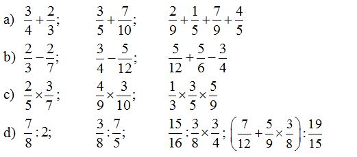 Đề cương ôn tập môn Toán lớp 5