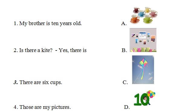 Đề kiểm tra giữa học kì 2 môn tiếng Anh lớp 3