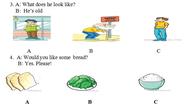 Đề kiểm tra giữa học kì 2 lớp 4 môn tiếng Anh