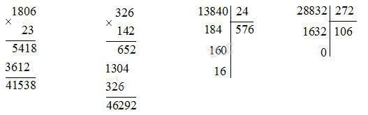 Giải vở bài tập Toán 4