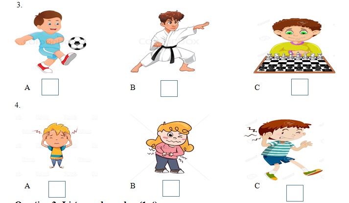 Đề thi học kì 2 lớp 5 môn tiếng Anh