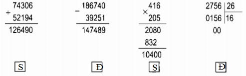 Giải bài tập Toán 4