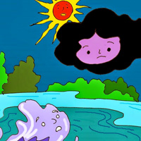 Giải bài tập Ngữ văn lớp 9 bài 25: Mây và sóng