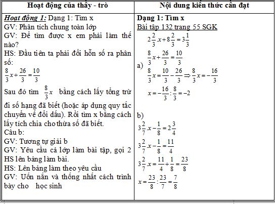 giáo án môn toán 6