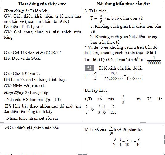 giáo án môn toán 6