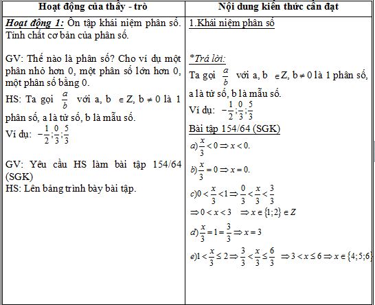 giáo án môn toán lớp 6