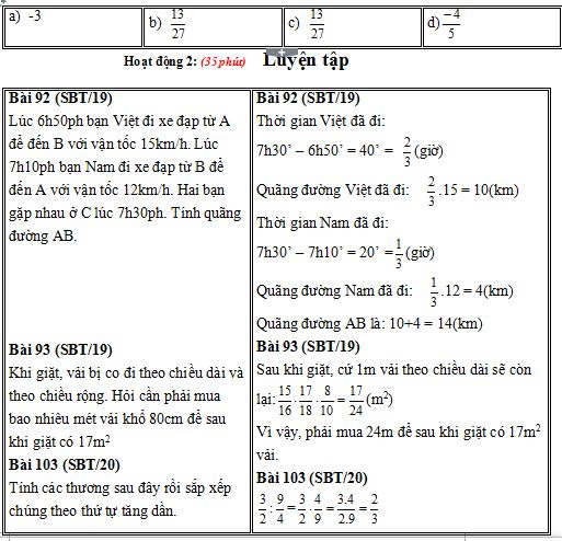 giáo án môn toán 6