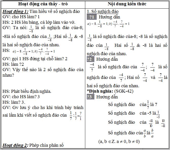 giáo án toán lớp 6