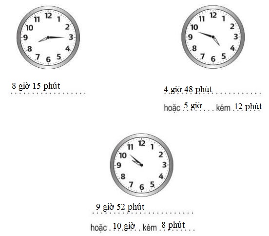 Giải vở bài tập Toán 3