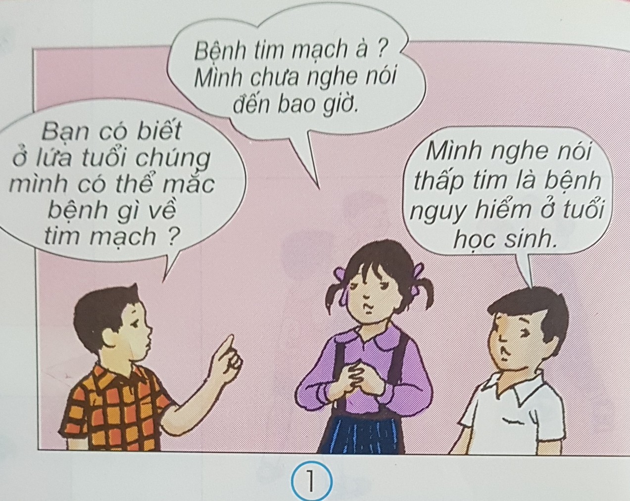 Giải bài tập SGK môn Tự nhiên xã hội 3 bài 9: Phòng bệnh tim mạch