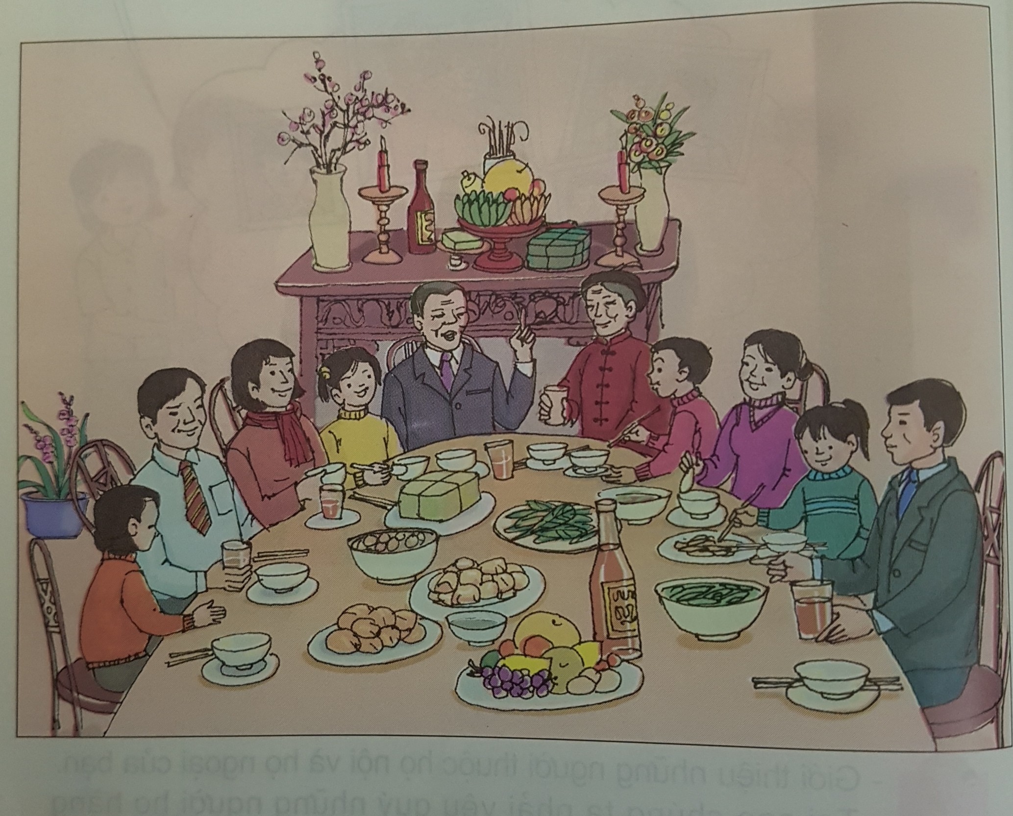 Giải bài tập SGK môn Tự nhiên xã hội 3 bài 21-22: Thực hành: Phân tích và vẽ sơ đồ mối quan hệ họ hàng