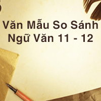 23 bài văn nghị luận văn học dạng so sánh Ngữ văn lớp 11, 12
