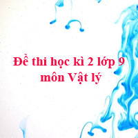 Đề kiểm tra học kì 2 lớp 9 môn Vật lý trường THCS Mỹ Đức, An Lão năm học 2017 - 2018
