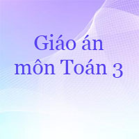 Giáo án Toán lớp 3 bài 36: Luyện tập