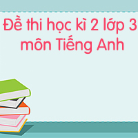 Đề thi học kì 2 lớp 3 môn Tiếng Anh số 2