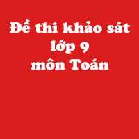 Đề thi khảo sát lớp 9 môn Toán trường THCS Bế Văn Đàn, Đống Đa năm học 2017 - 2018 (vòng 3)