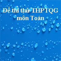 Đề thi thử THPT quốc gia môn Toán năm 2018 trường THPT Đoàn Thượng - Hải Dương (Lần 2)