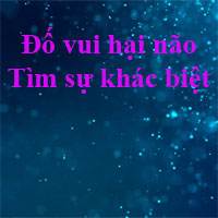 Đố vui hại não: Nhanh mắt tìm sự khác biệt của hai bức tranh