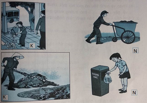 Giải vở bài tập môn Tự nhiên xã hội 3 bài 36: Vệ sinh môi trường